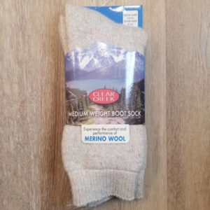 Clear Creek Medium Weight Boot Socks Merino Wool Clothing