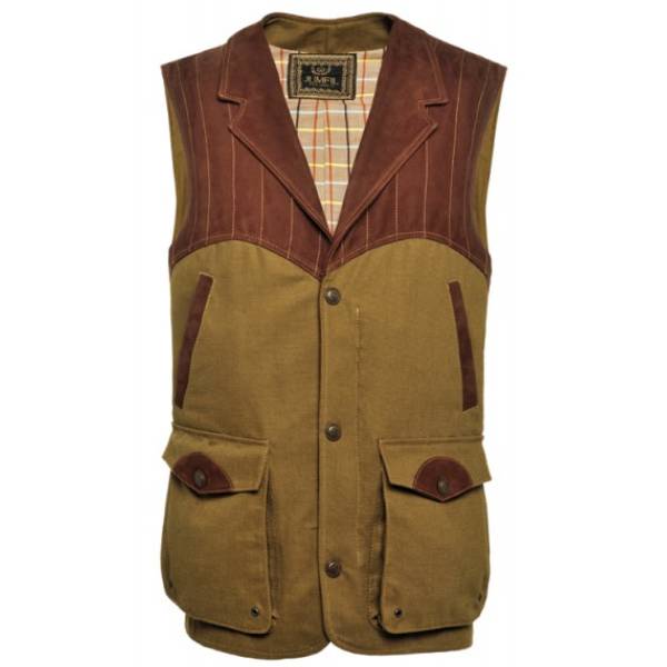Famars Men’s Cotton Shooting Vest, XL Clothing