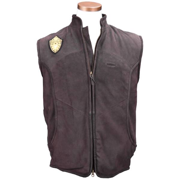 Famars Nubuck Leather Waistcoat Clothing