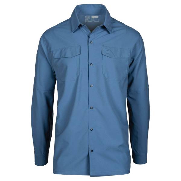 5.11 Freedom Flex Long Sleeve Shirt – Black or Bosun Blue Clothing