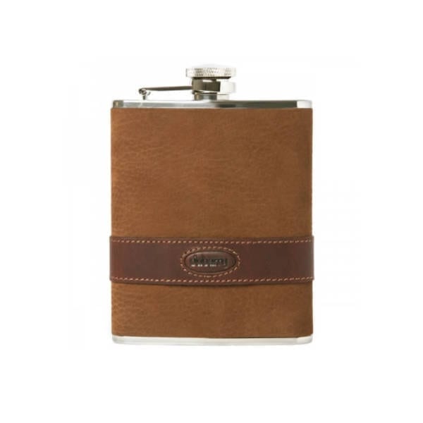 Dubarry Rugby Hip Flask Walnut