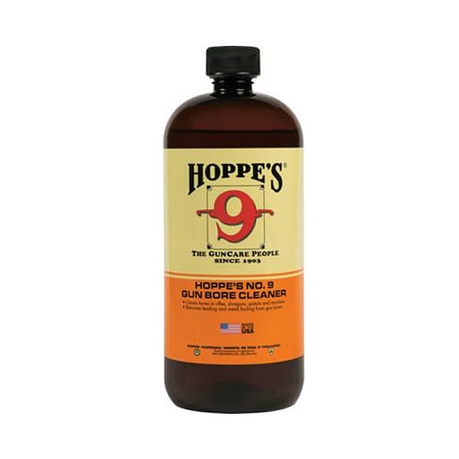 Hoppe’s #9 Bore Cleaning Solvent Liquid 32oz. Bore Cleaners