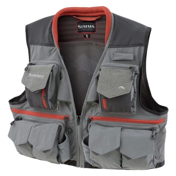 Simms Guide Fly Fishing Vest - Steel