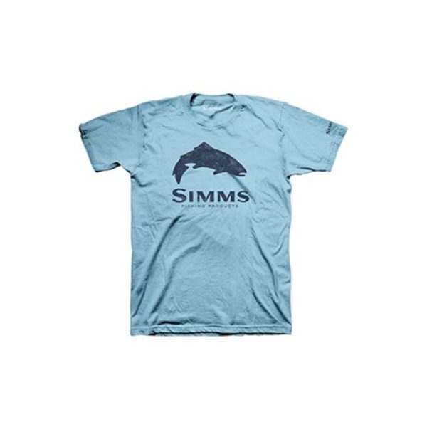 SIMMS Topo Camo Logo Short Sleeve T-Shirt