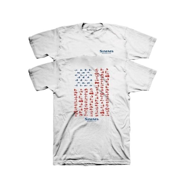 SIMMS USA Flies T-Shirt