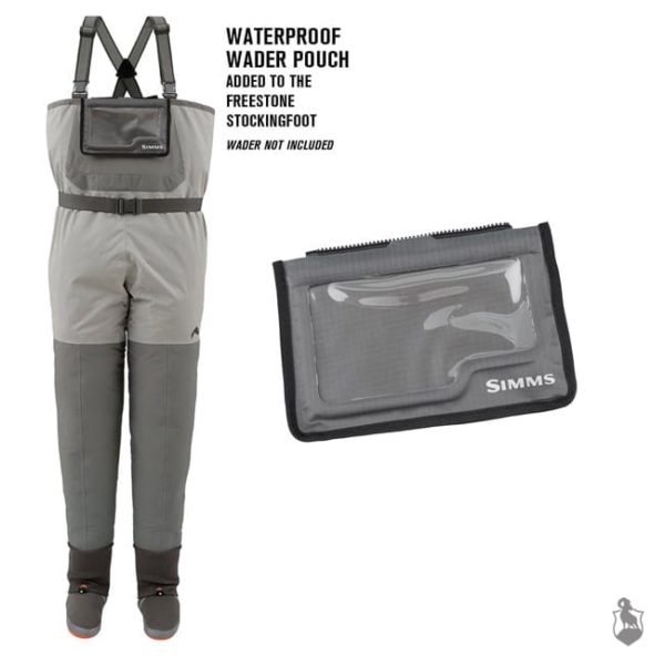 SIMMS Waterproof Wader Pouch - Gunmetal