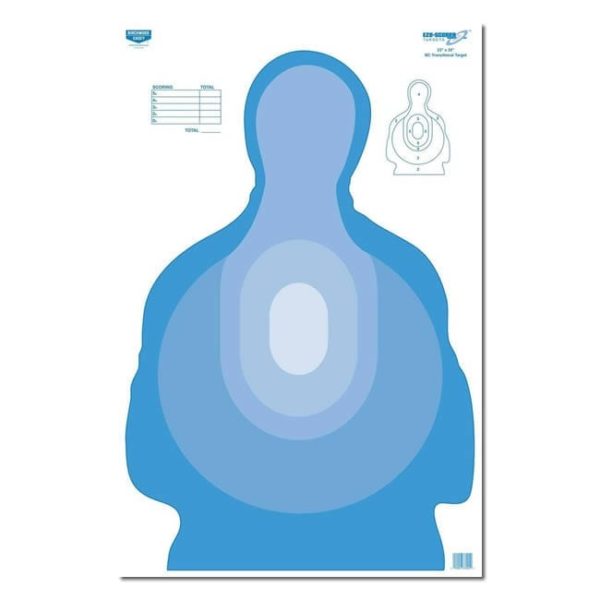 Birchwood Casey Eze-Scorer 23" x 35" Transitional Blue Paper Target