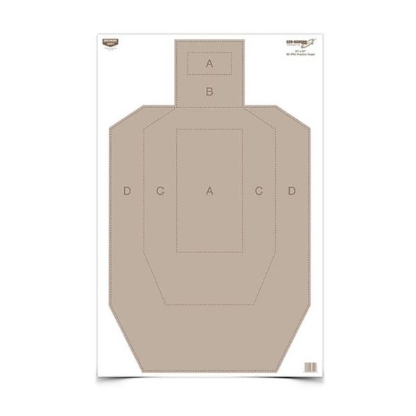 Birchwood Casey Eze-Scorer 23" X 35" IPSC Practice Paper Target