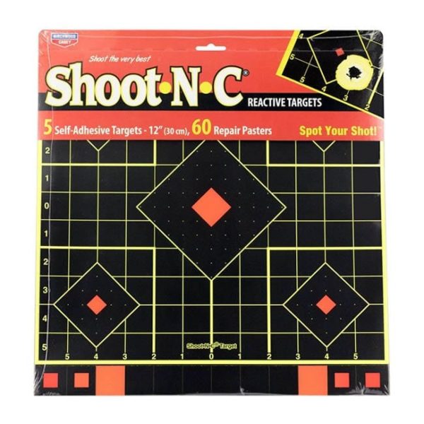 Birchwood Casey 12" Sight-In Target Shoot-N-C 5 Pack