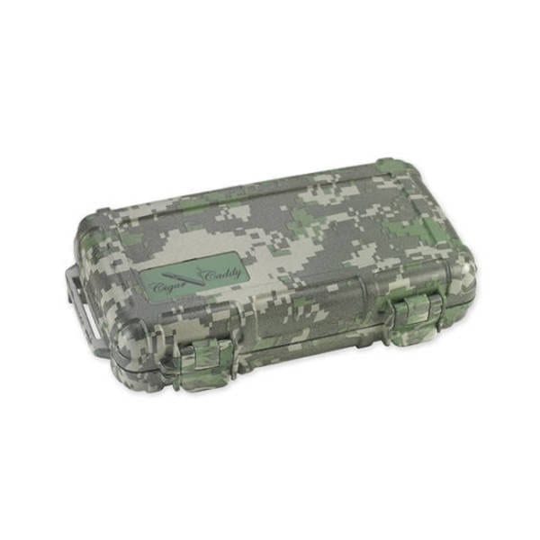 Cigar Caddy 5 Cigar Waterproof Digital Camo Humidoor