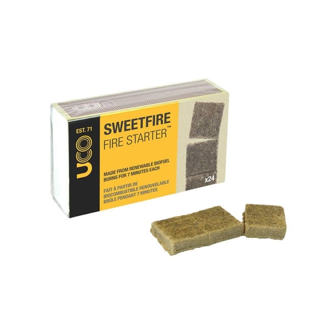 UCO Sweetfire Firestarter Bio-fuel Tabs 24 Pack Camping Essentials