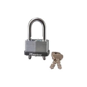 Master Lock 1 .75in Padlock with Adjustable Shackle Gun Locks & Safes