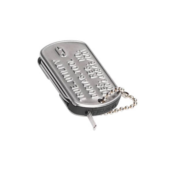 True Utility TU30 DogTag Stainless Steel Compact Multi-tool