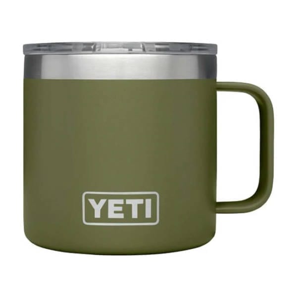 Yeti Rambler 14 oz Mug Olive Green