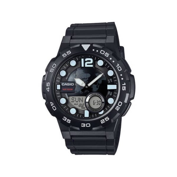 Casio Men's Black Ana-Digi Dive Style Watch