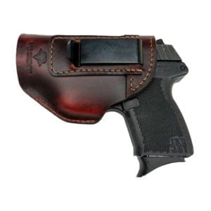 Relentless Tactical Defender Leather IWB Left Fit Glock 42 43 – Brown Firearm Accessories