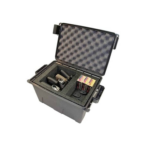 MTM Tactical Pistol Case 4 Gun Grey TPC4