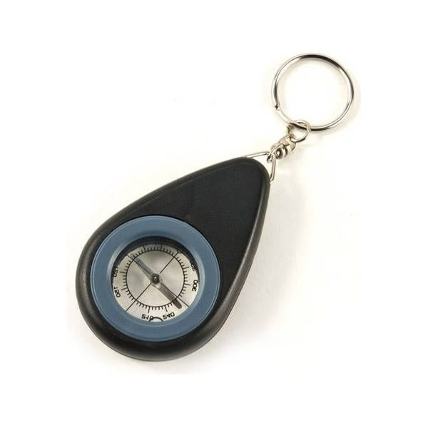 Munkees Keychain Compass w/Thermometer