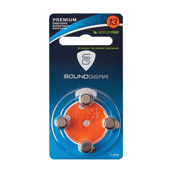 SoundGear Battery Size 13 (4 Pack)