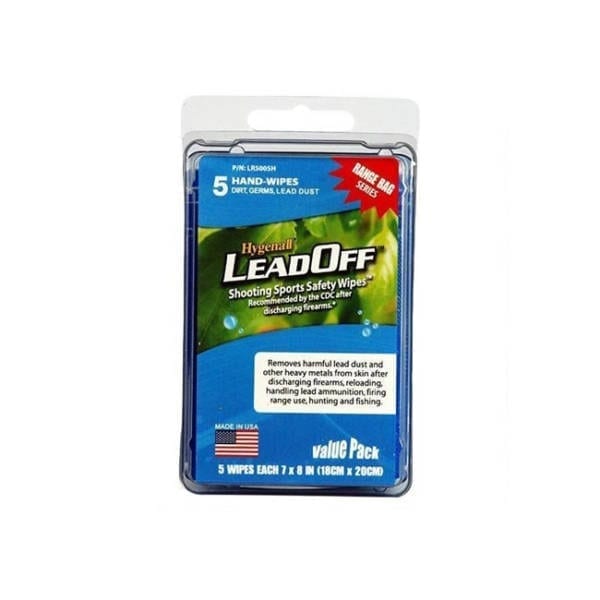 Hygenall Lead Off Shooting Sports Safety Wipes