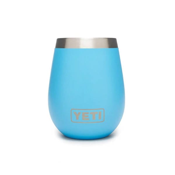 YETI WINE RAMBLER 10 OZ REEF BLUE