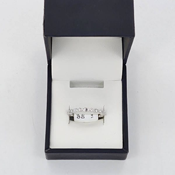 White Gold, Diamond Ring 2.37 Grams - 0.08 Carats