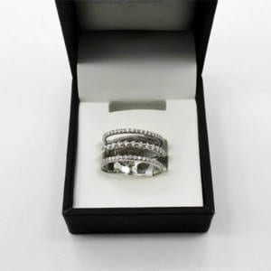 White Gold Diamond Ring 5.44 Grams – 0.50  Carat Jewelry