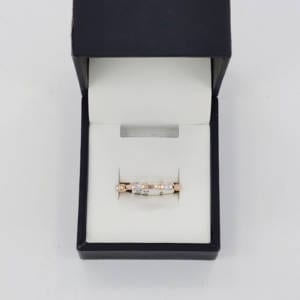 Diamond and Rose Gold Ring (14K – 0.10 Carats) Jewelry