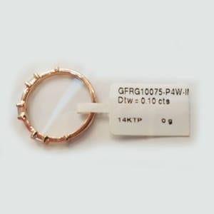 Diamond and Rose Gold Ring (14K – 0.10 Carats) Jewelry