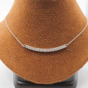 Diamond & Gold Necklace 1.00 Carat Jewelry