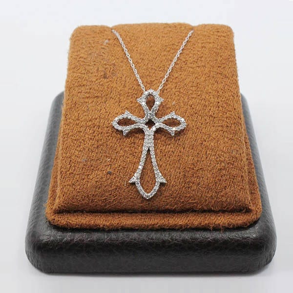 Diamond Cross Pendant 0.44 Carat