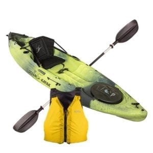 Ocean Kayak Caper Kayak Package – Lemongrass Camo Boating