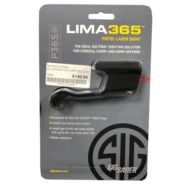 Sig Sauer Lima365 Red Mounted Pistol Laser Sight