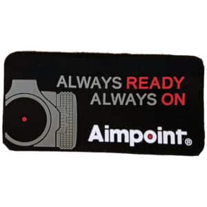 Aimpoint Rubber Patch Always Ready, Always On Clothing