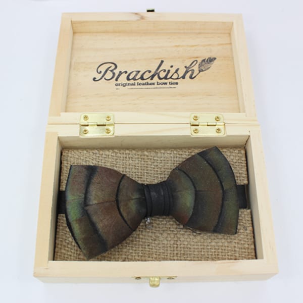 Brackish Original Feather – 4.5″ x 2.5″ BowTie Accessories