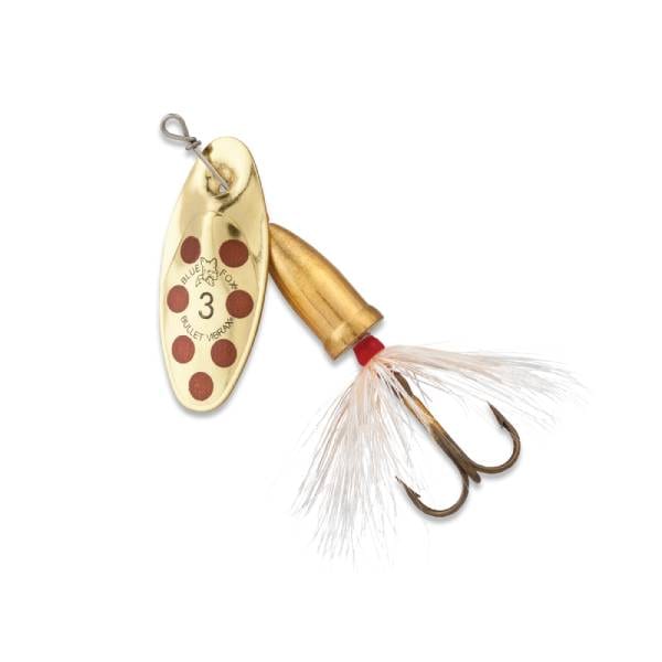 Vibrax Bullet Fly 1/8oz – Gold/Brown Fishing