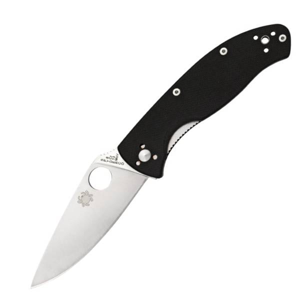 Spyderco Tenacious Plainedge G-10 - 3.39&Quot; Handle Folding Knife 1 Spyderco Tenacious PlainEdge G-10 - 3.39" Handle Folding Knife
