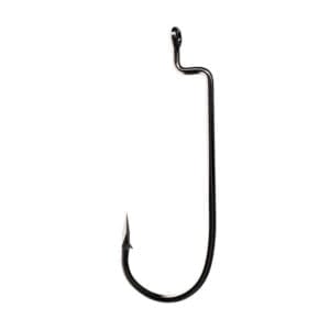 TroKar TK100-4/0, 4/0 Worm Hook HD Black