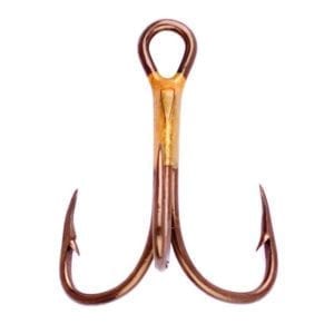 Eagle Claw 2X Strength Treble Regular Shank Hook