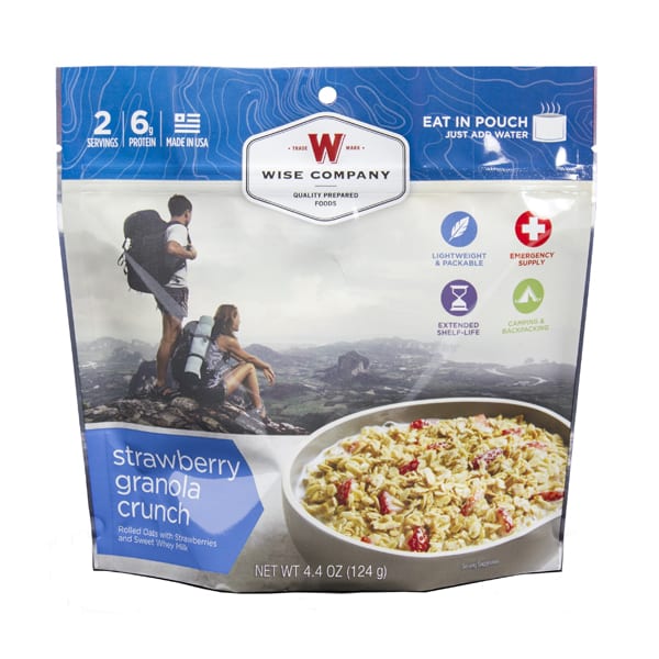 Wise Foods Strawberry Granola Crunch Camping Essentials