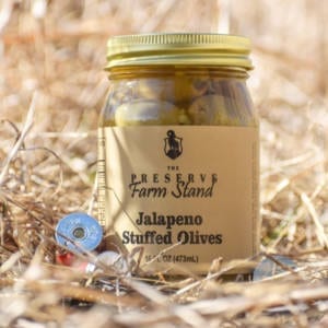 Preserve Farm Stand – Jalapeno Stuffed Olives 16oz Preserve Farm Stand