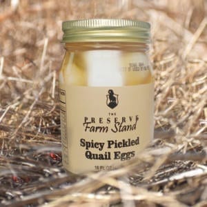 Preserve Farm Stand - Spicy Pickled Quail Eggs
