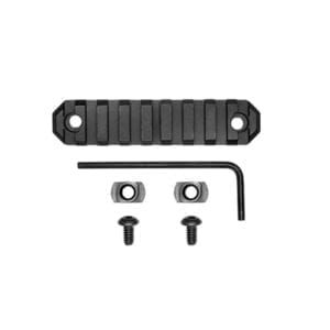 GrovTec M-Lok 9 Slot 3.8" Rail Section - Black