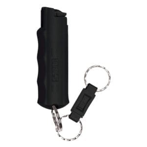 SABRE Quick Pepper Spray Keychain with Quick Release Key Ring Hiking