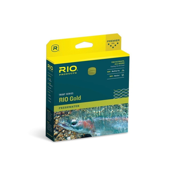RIO Trout Series Gold WF4F Fly Line MOSS/GOLD Accessories