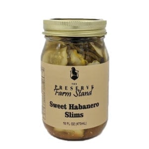 Sweet Habanero Slims, (12) 16o Preserve Farm Stand