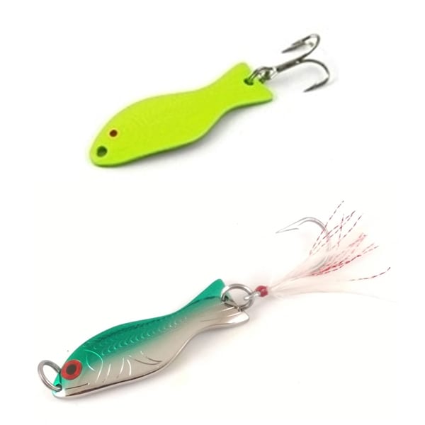 Al’s Goldfish Wicked Wec High-Low Rig Chart – Neon Green Fishing