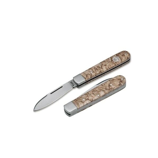 Boker Barlow, 2.76″ Prime Curly Birch Wood Folding Knife Folding Knives