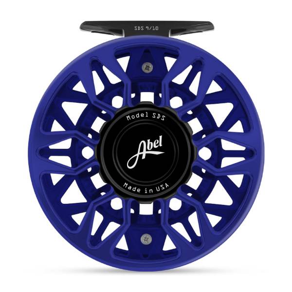 Abel Sds 9/10 Ported Reel - Blue Iii Finish, Black Knob 1 Abel SDS 9/10 Ported Reel - Blue III Finish, Black Knob