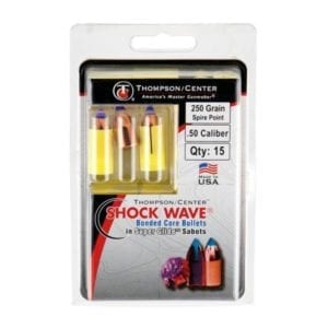 T/C Shock Wave Super Glide Bonded Core Sabots .50 Cal, 15 Pack